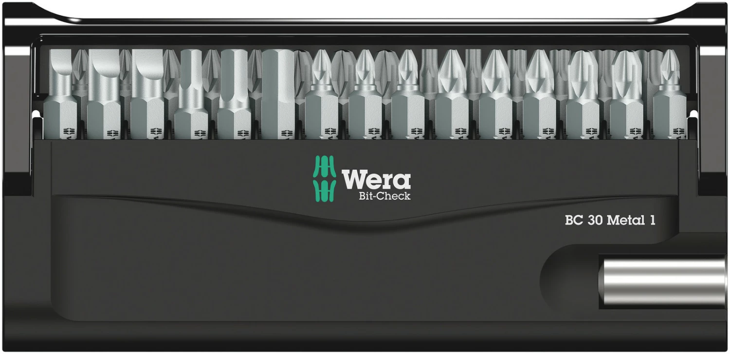 Wera 05057440001 30-piece Bit-Check 30 Metal 1 SB set-image