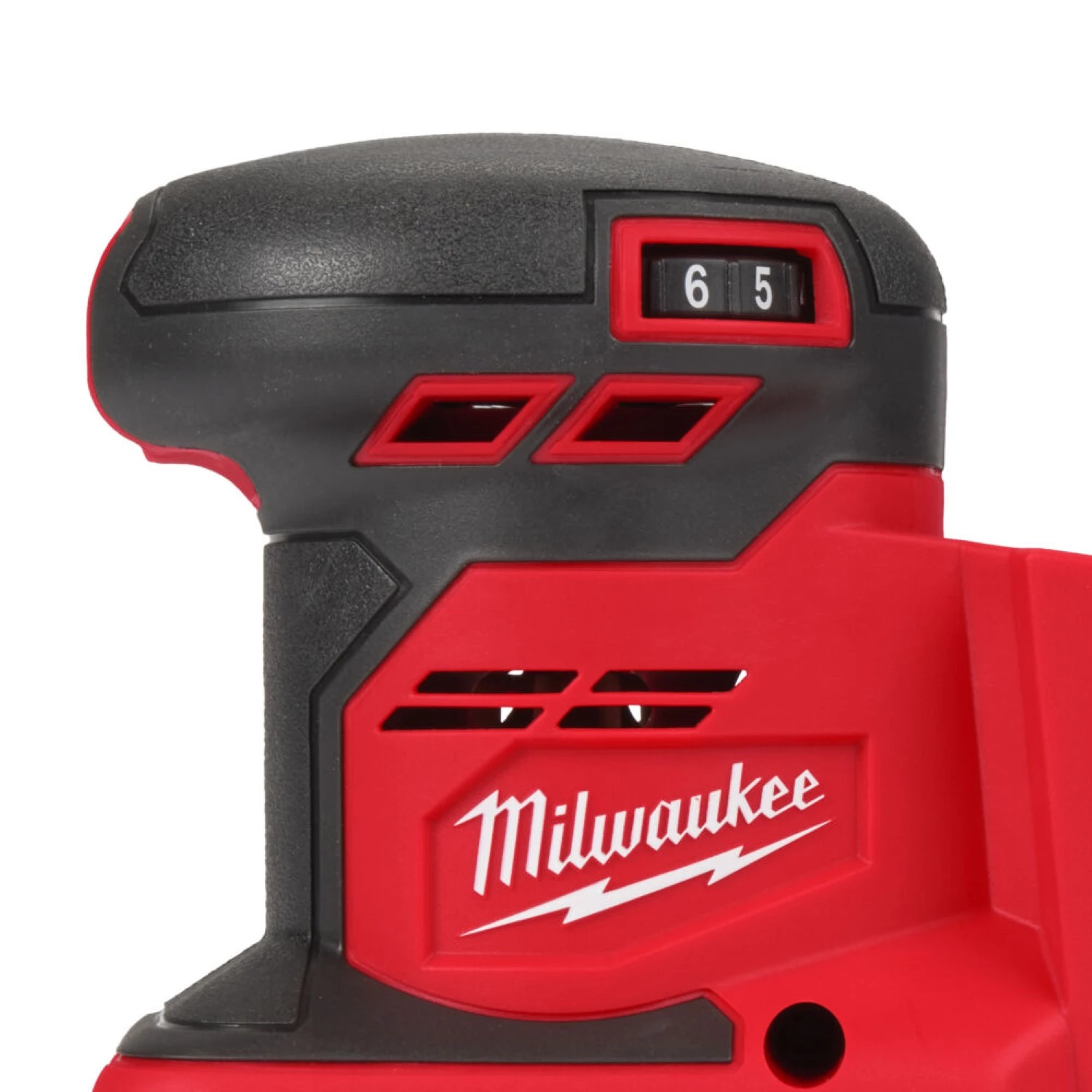 Milwaukee M18 BQSS-502B 18V Li-ion accu vlakschuurmachine set (2x 5.0Ah) in transporttas-image