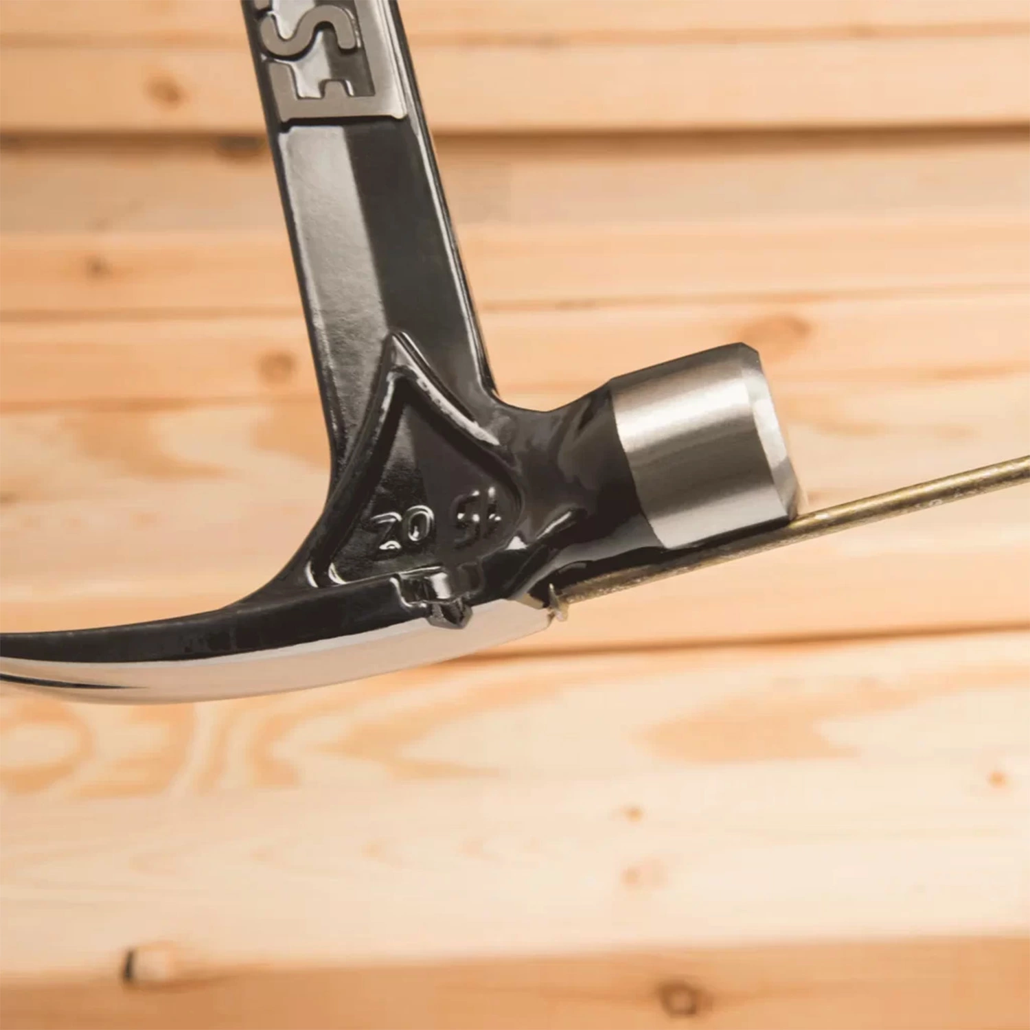 Estwing E15SR rechte klauwhamer Ultra - leren handgreep - 420 gram kopgewicht-image