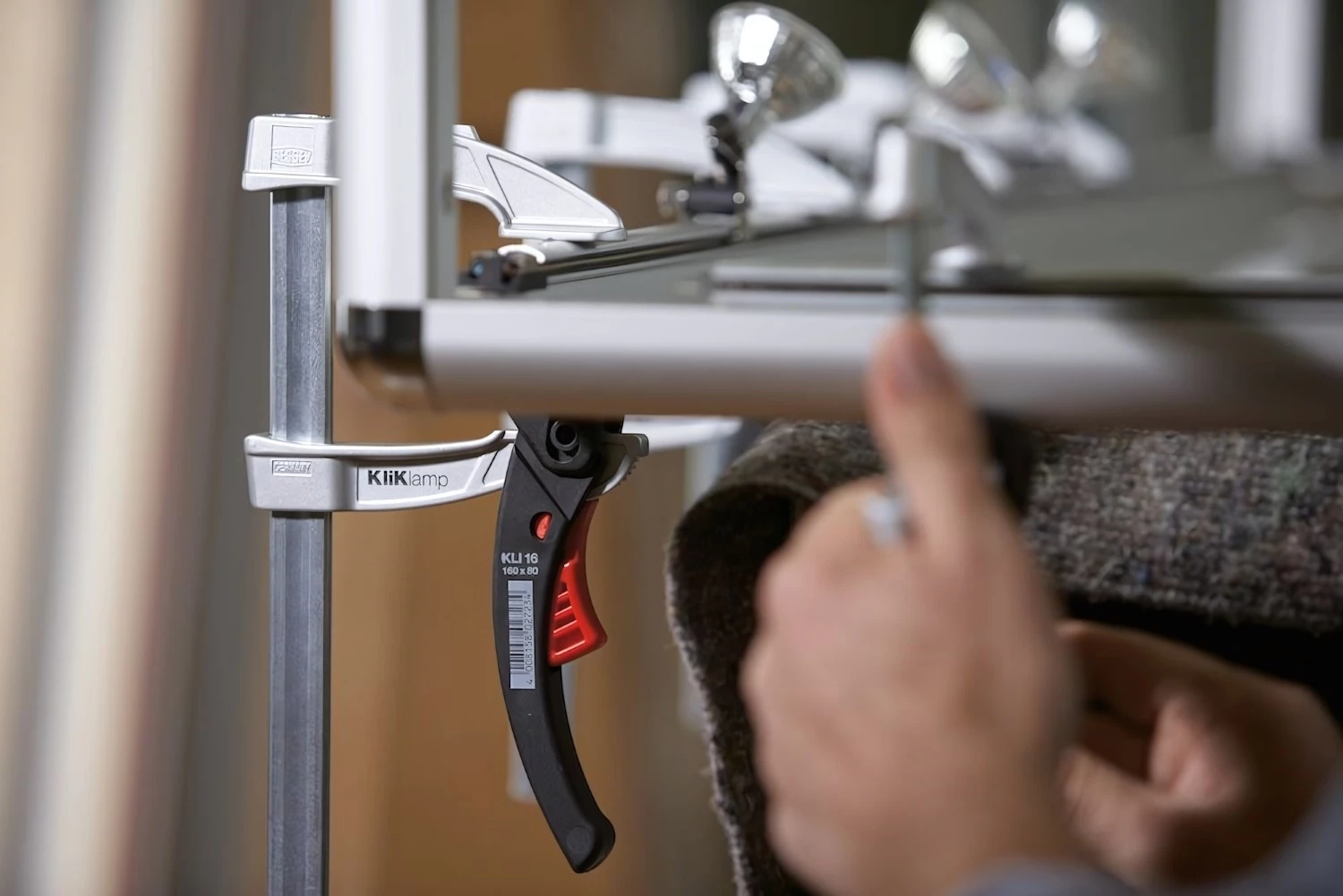 Bessey KLI20 KliKlamp Lijmklem - Snelspan - 200 x 80mm-image