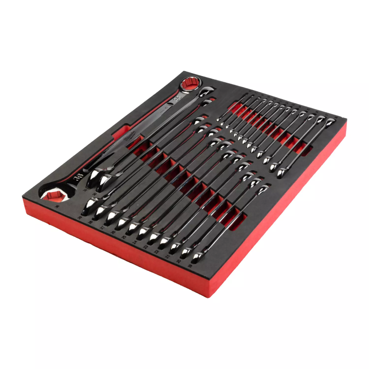 Milwaukee 4932493247 27-delige Ringsteeksleutelset MAXBITE™ in foam inlay - 6-36mm-image