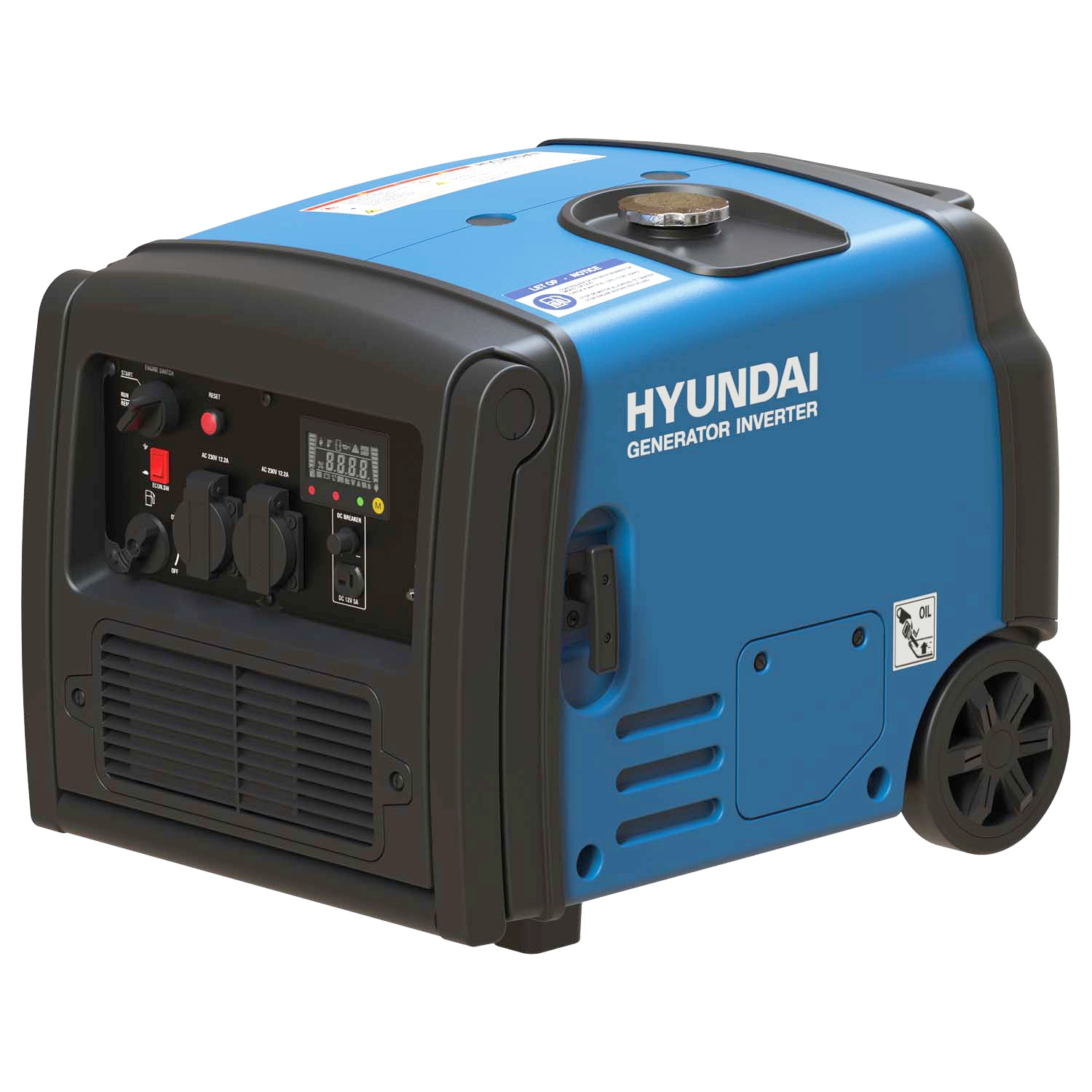 Hyundai HY3200SEi Benzine generator / inverter aggregaat - 3200W-image