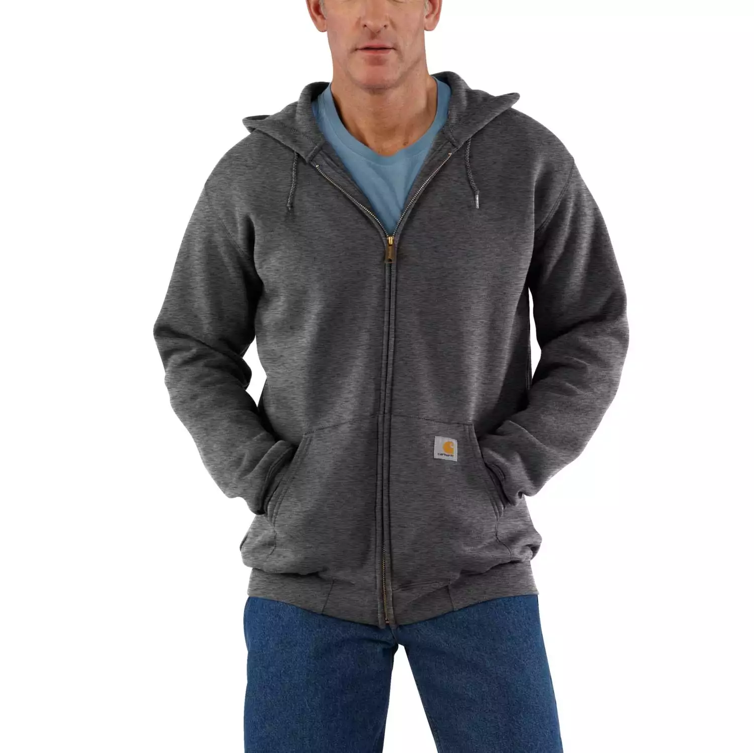 Carhartt M Marquette FZip Sweatshirt - gris anthracite - XS-image