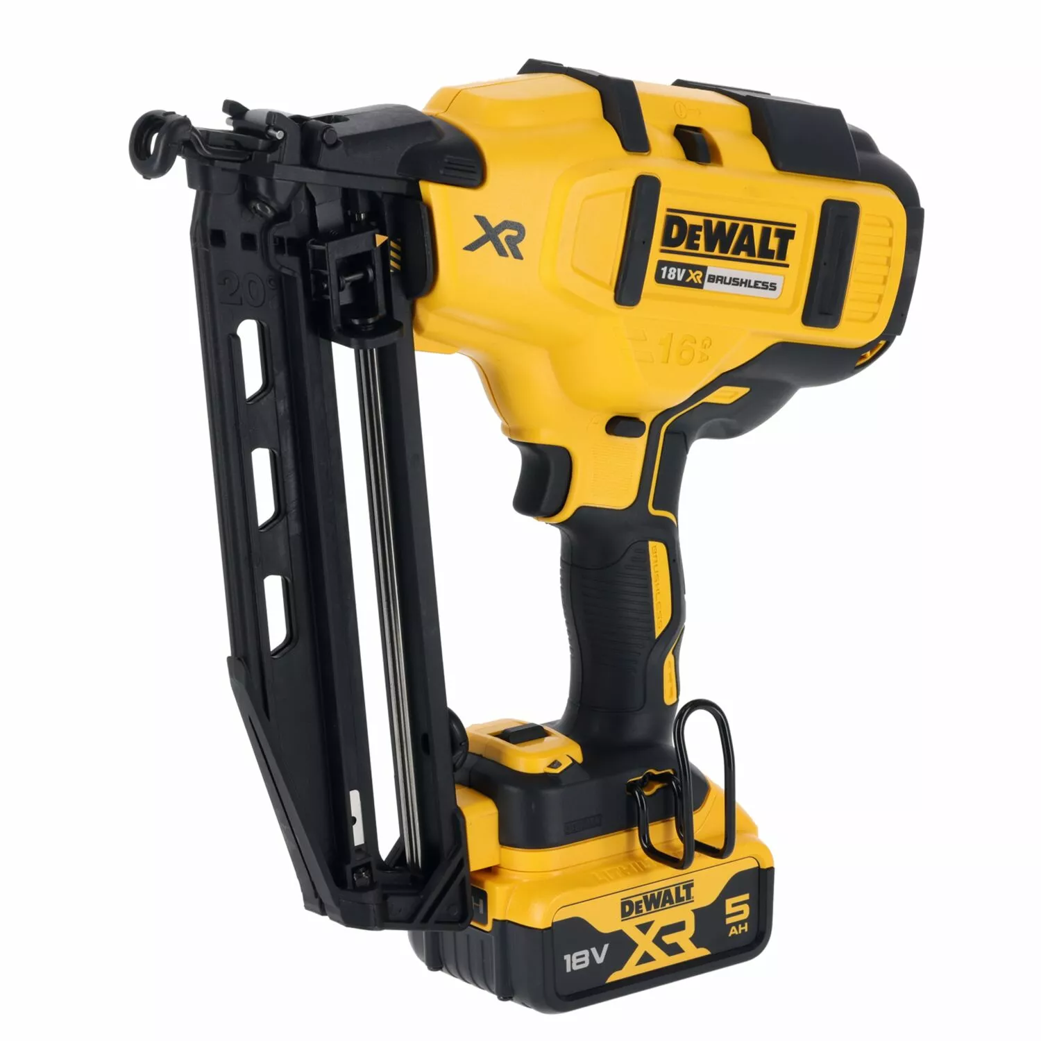 DeWALT DCN660N Cloueur de finition sans fil 18V Li-Ion (machine seule) - moteur brushless - 16 Gauge - 32-63 mm-image