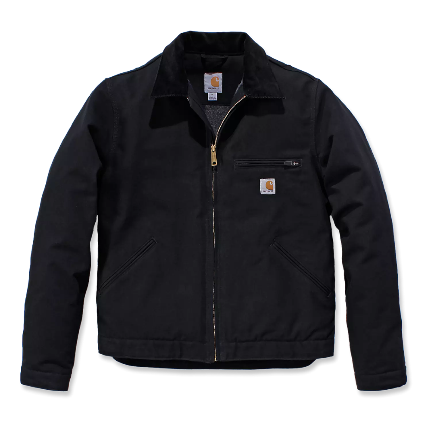 Carhartt Duck Veste Detroit Noir - S-image