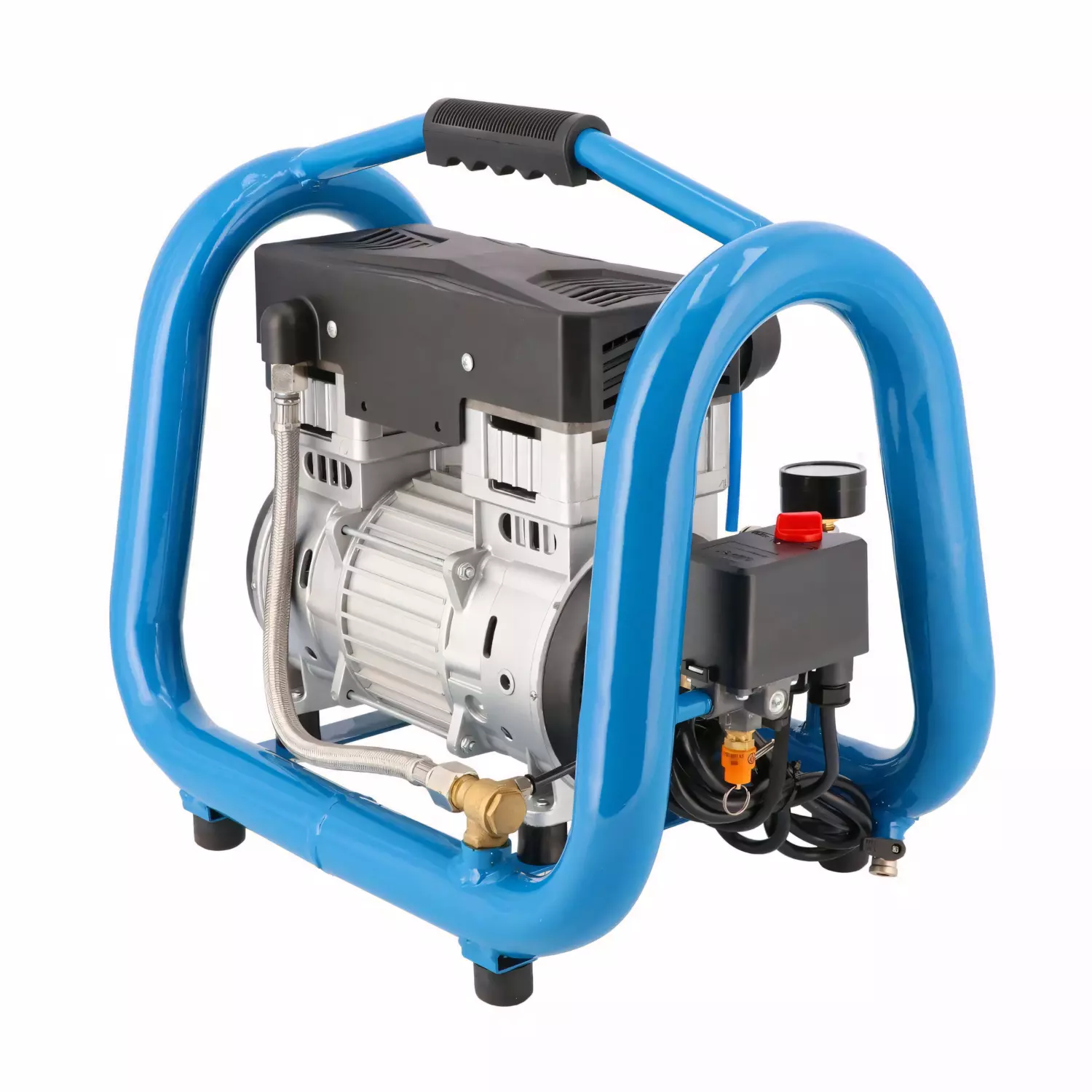 Airpress LMO 4-170 Compresseur silencieux - Sans huile - 10 bars - 90 l/min - 4L-image