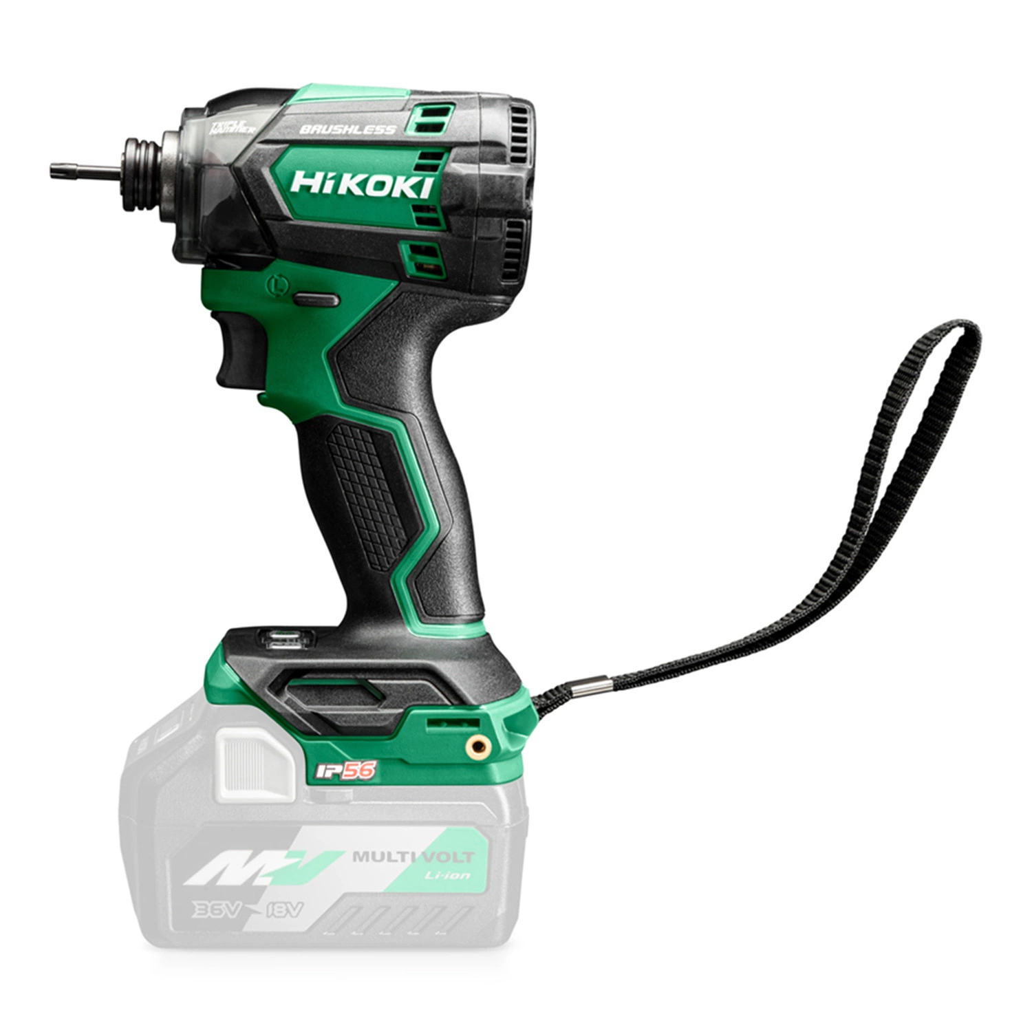 HiKOKI WH18DC W2Z Accu Slagschroevendraaier 1/4" 18V - BL - 210 Nm - IP56 - MV - EXCLUSIVE in HSC II-image