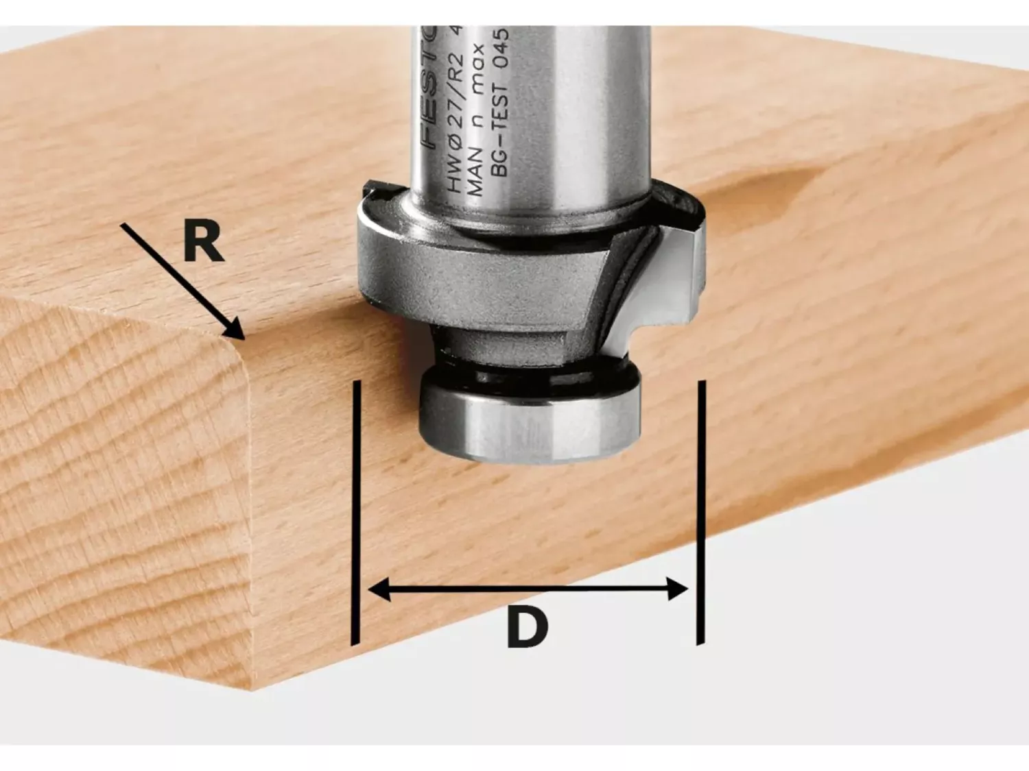 Festool 490093 / Accessoires HW R3-OFK 500 Afrondfrees - 27 x 3mm-image