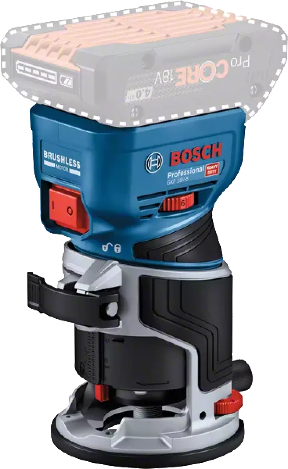 Bosch GKF 18V-8 18V accu Kantenfrees body inclusief accessoires in L-boxx - 8mm-image
