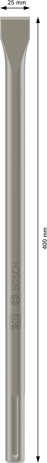 Bosch 2608690141 - Burin plat SDS-Max, 400 x 25 mm-image