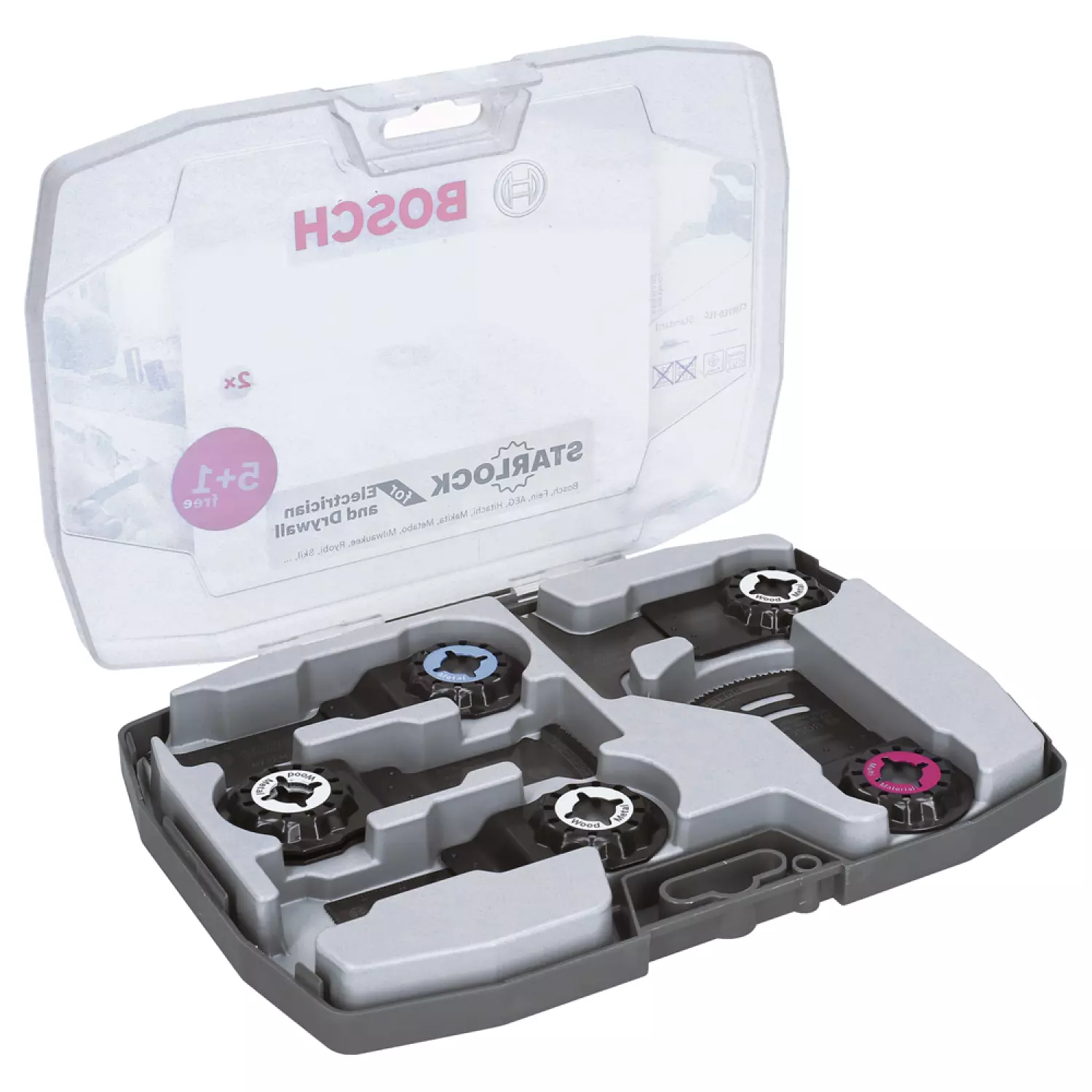 Bosch 2608664622 6-delige Starlock Multitool accessoires set-image