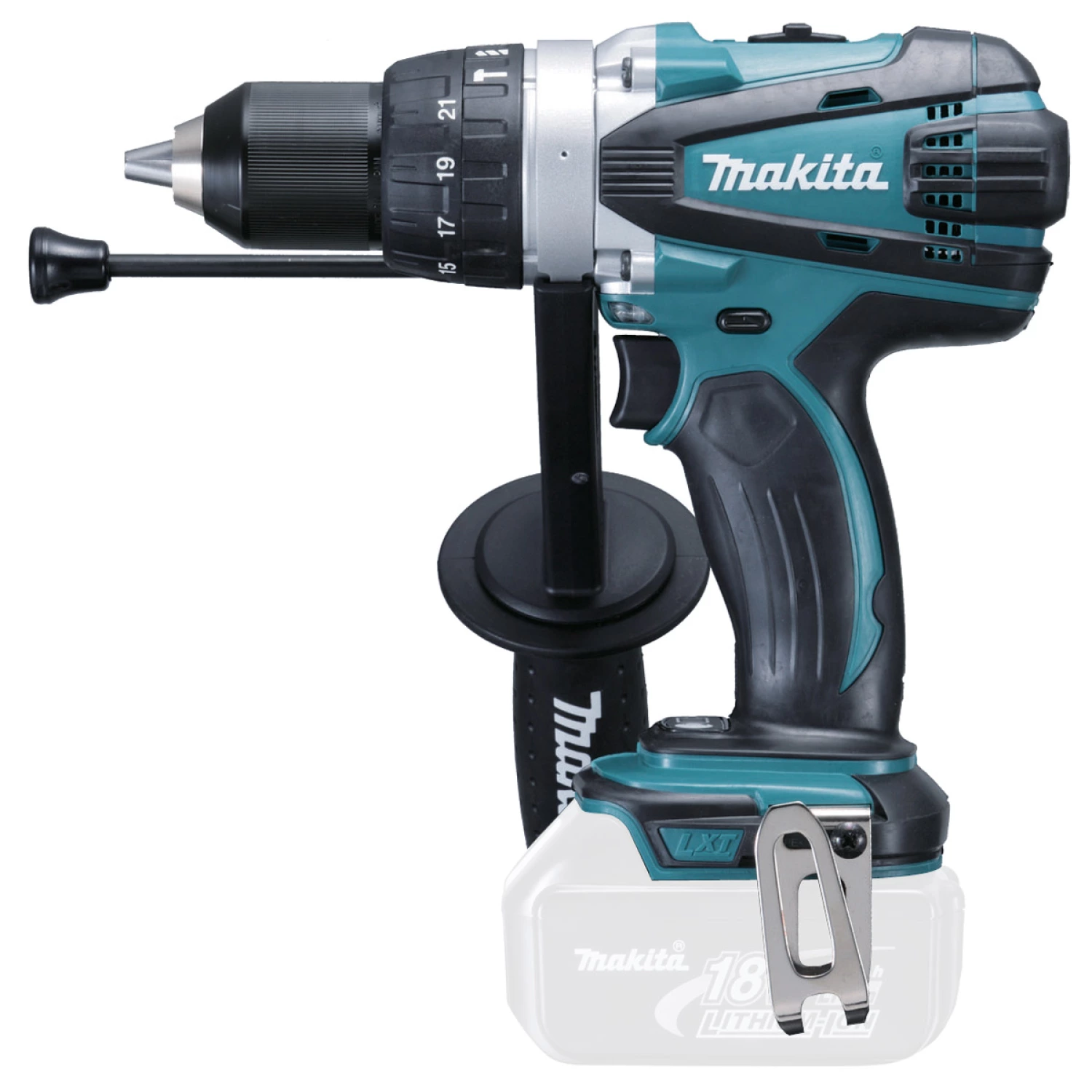 Makita DHP458Z - Perceuse visseuse à percussion 18 V Li-Ion - Machine seule-image