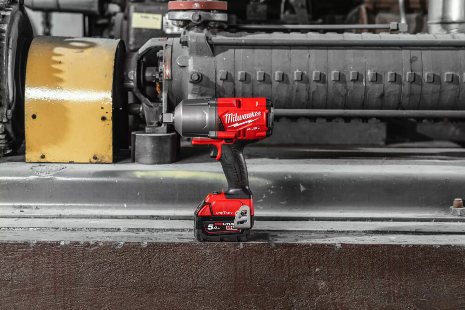 Milwaukee M18 ONEFHIWF34-502X 18V Li-Ion accu Slagmoersleutel set (2x 5,0Ah accu) in HD Box - 3/4" - 1624Nm-image