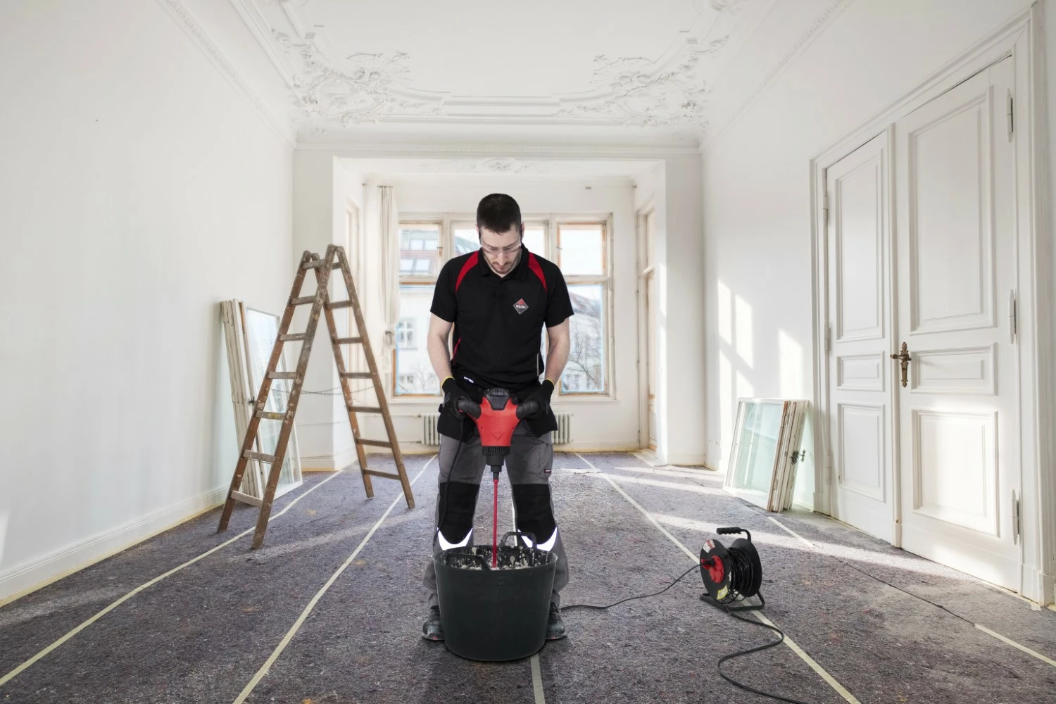 Rubi 26974 Rubimix-9 Mixer in koffer met regelbaar toerental - Supertorque - 230V - 50/60Hz - 1800W - 140mm-image