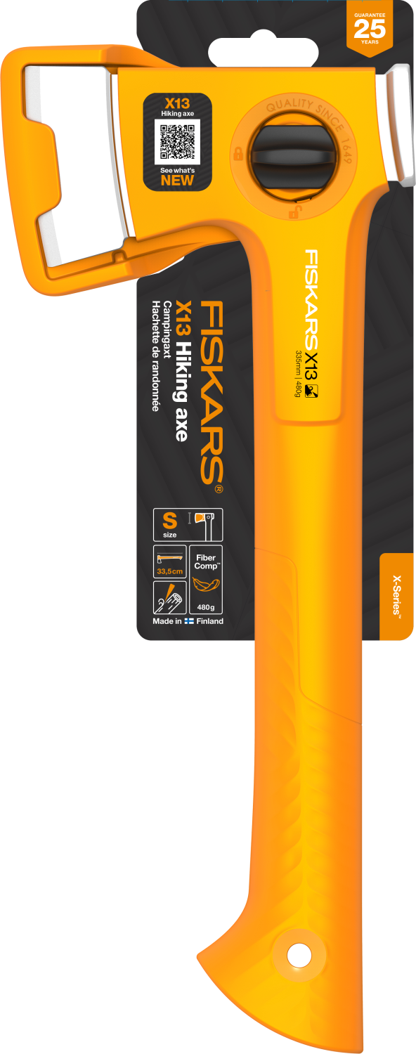 Fiskars 1069101 Hache de camping série X X13 - 330mm-image