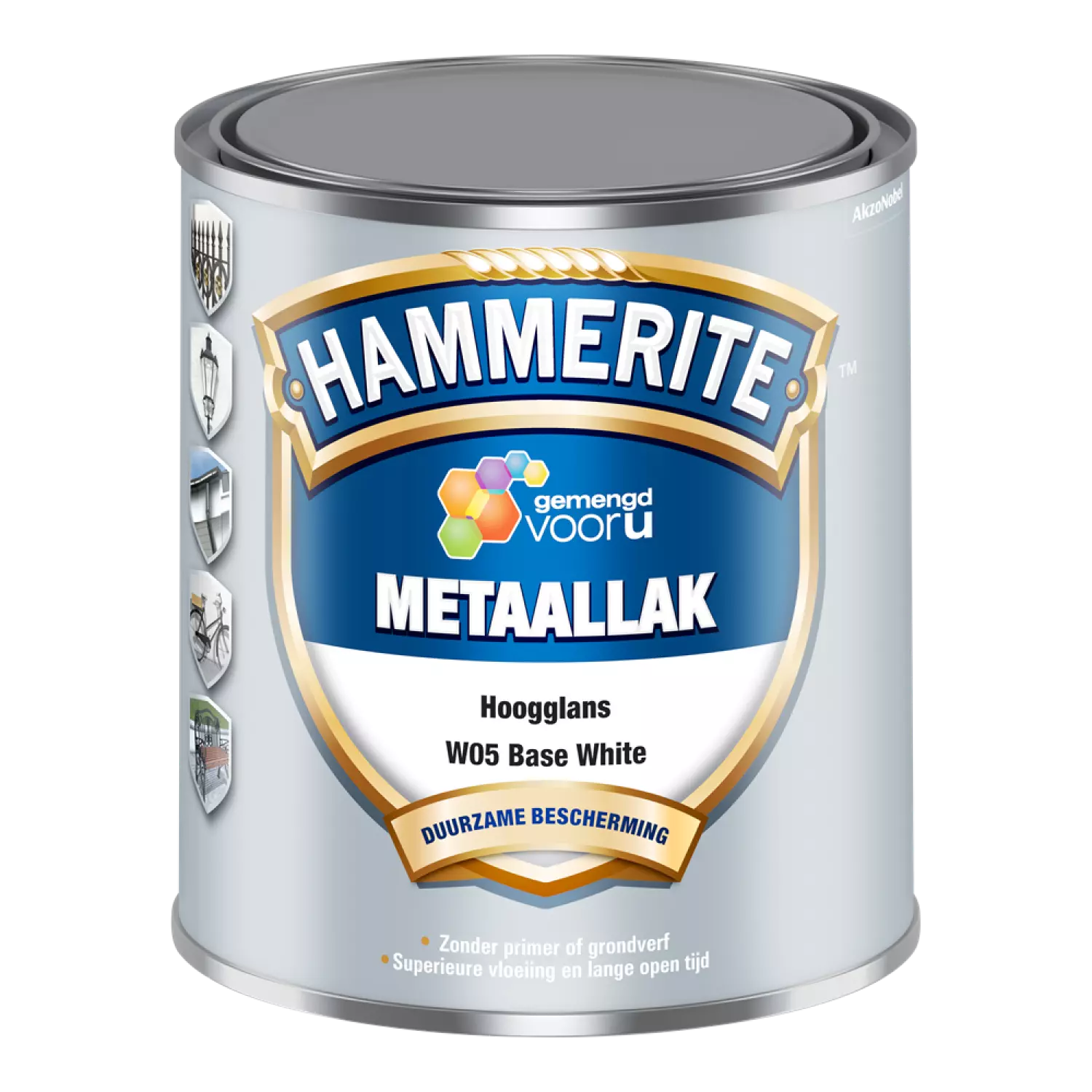 Hammerite Metaallak Hoogglans - direct over roest - op kleur gemengd - 1L-image