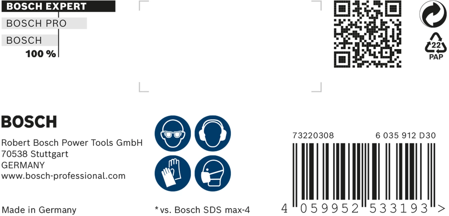 Bosch 2608900245 EXPERT Hamerboor SDS Max-8X - 26x200x320mm-image