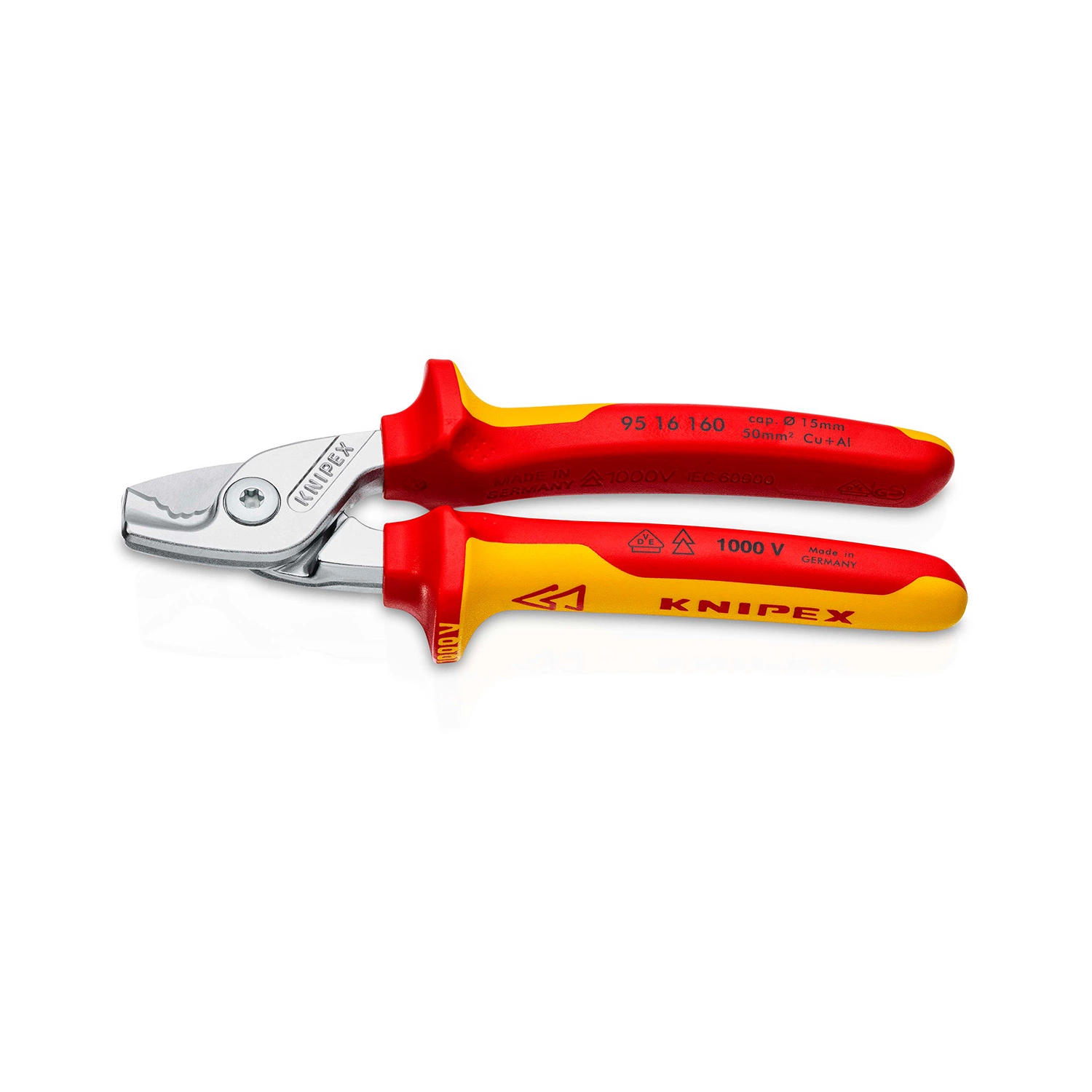 Knipex 95 16 160 StepCut VDE Kabelschaar - 160mm-image