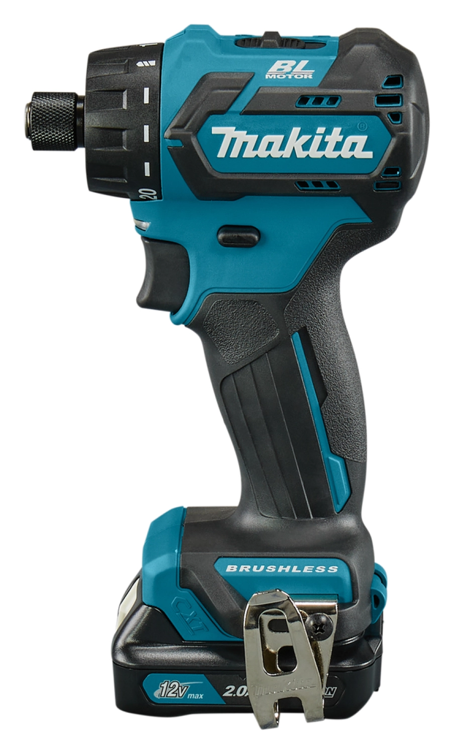 Perceuse visseuse sans-fil Makita DF032DSAJ - 10,8V Li-ion coulissante - 2 batteries 2,0 ah - MAKPAC - Brushless - 35 Nm-image