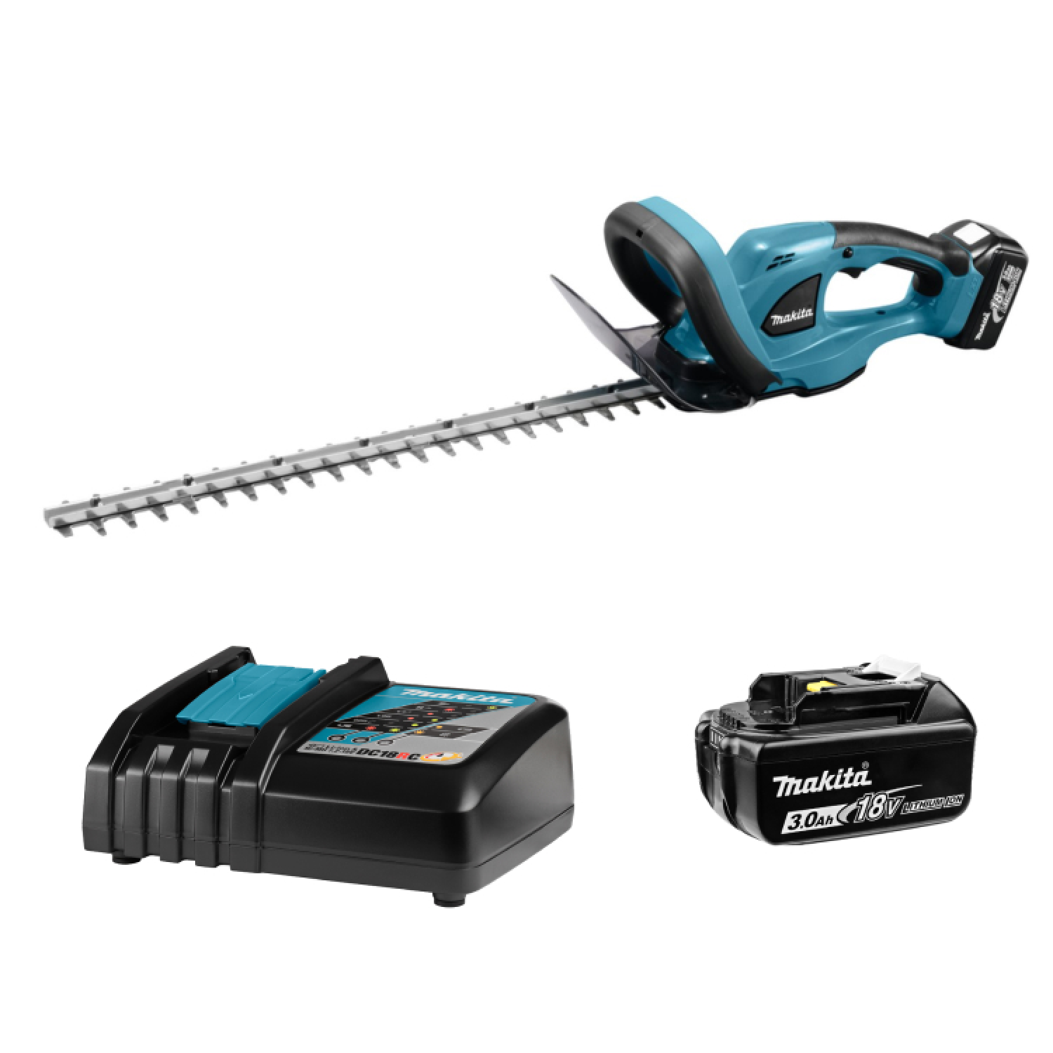 Makita DUH523RF 18V Li-Ion accu heggenschaar set (1x 3.0Ah accu) - 520mm-image