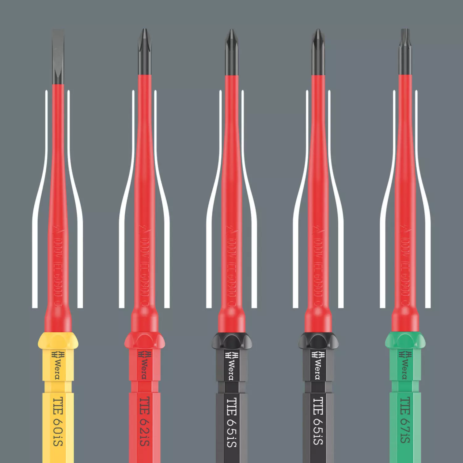 Wera 05006617001 26 pièces Kraftform Kompakt VDE Big Pack 1 jeu de tournevis en coffret-image