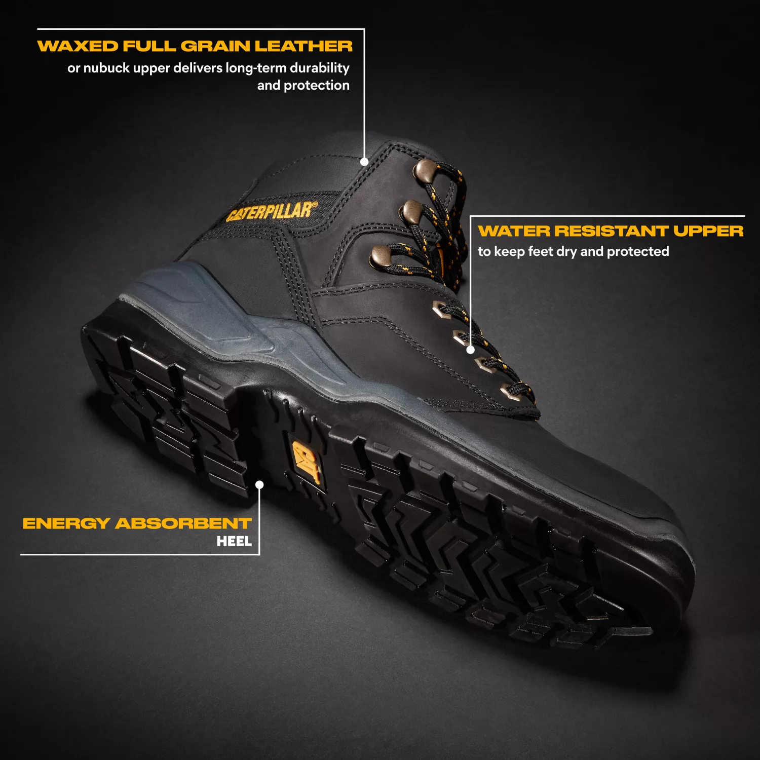Caterpillar Striver Chaussure de sécurité S3 Noir - Taille 44 - UK 10-image