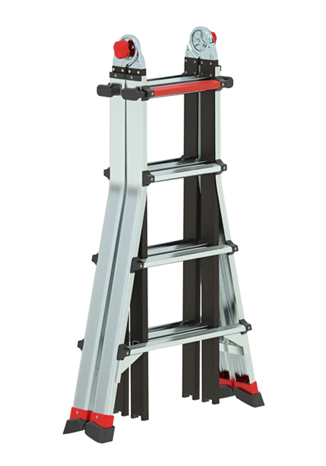 Altrex 503734 Varitrex Tele PRO+ Telescopische vouwladder - max. werkhoogte 4,9m - 4x4 sporten