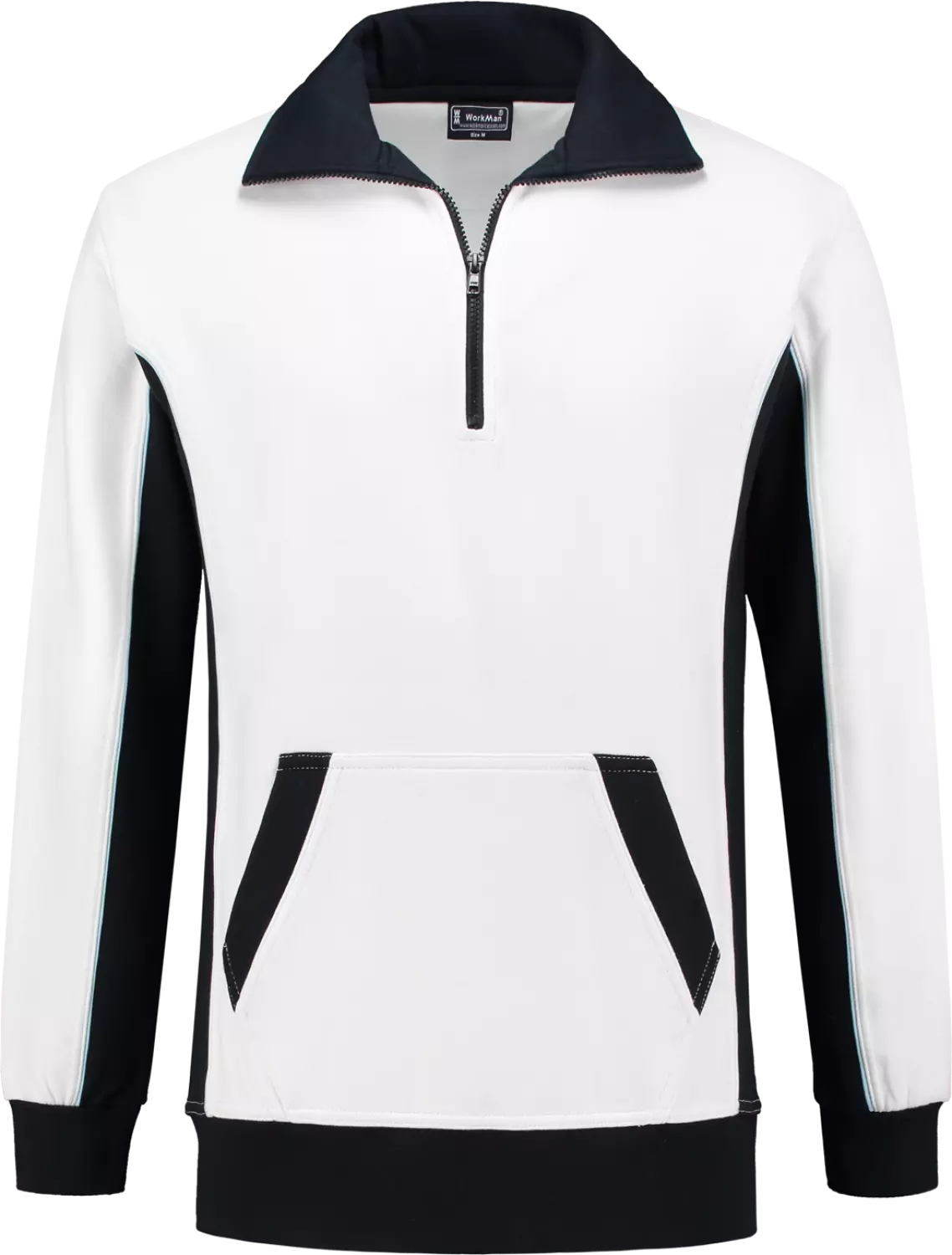 Workman Zipper/Sweater White/Navy 2Xl-image
