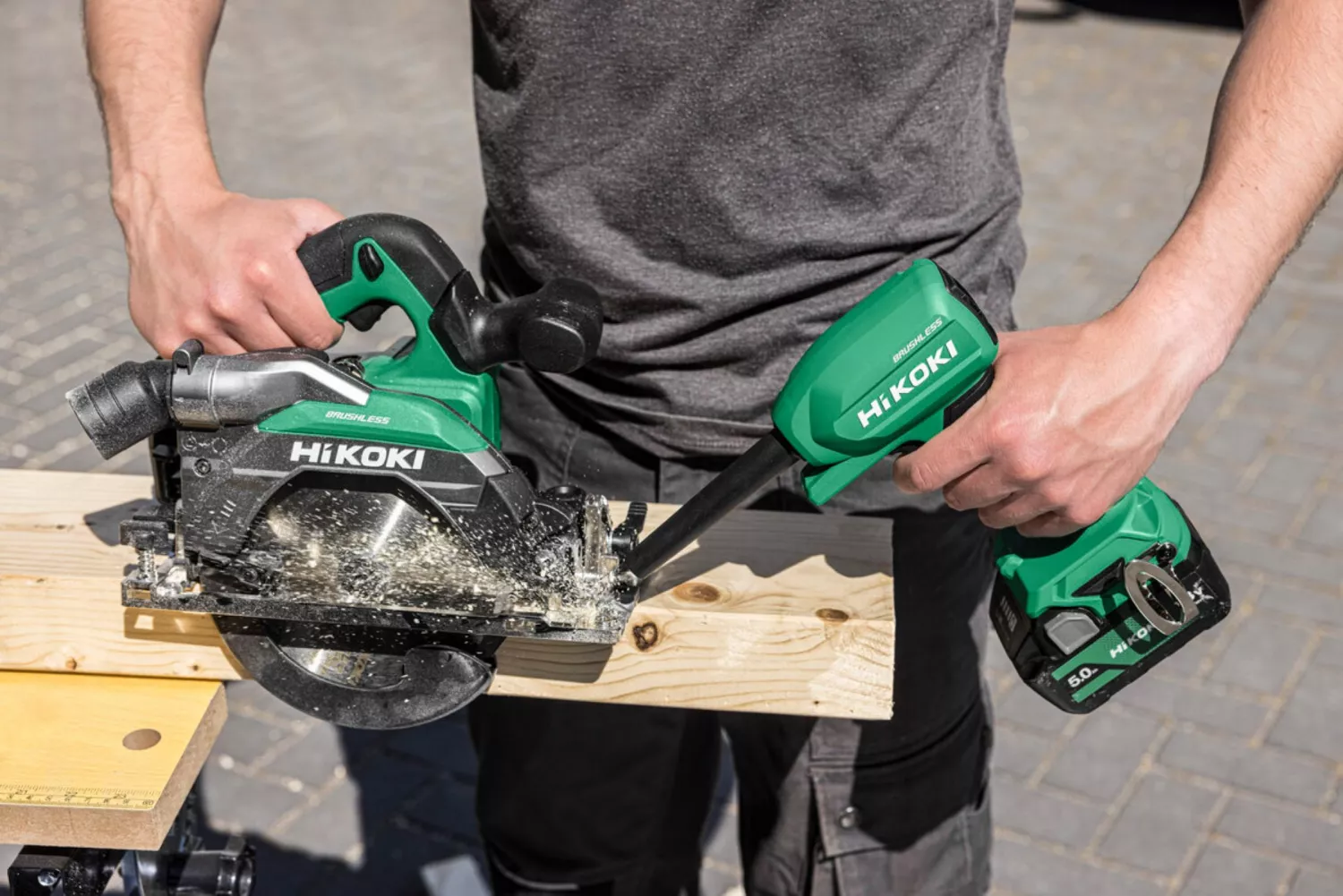 HiKOKI RA18DAW4Z Corps de souffleur-aspirateur à batterie Li-ion 18 V-image