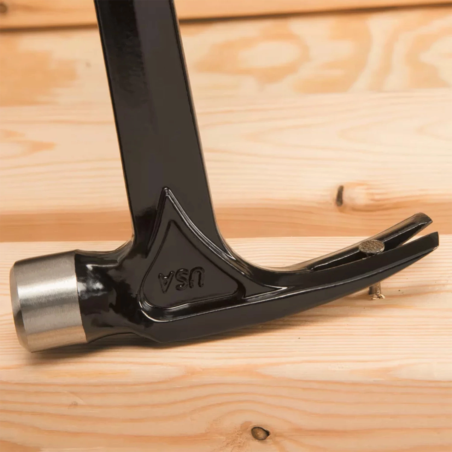 Estwing E15SR rechte klauwhamer Ultra - leren handgreep - 420 gram kopgewicht-image