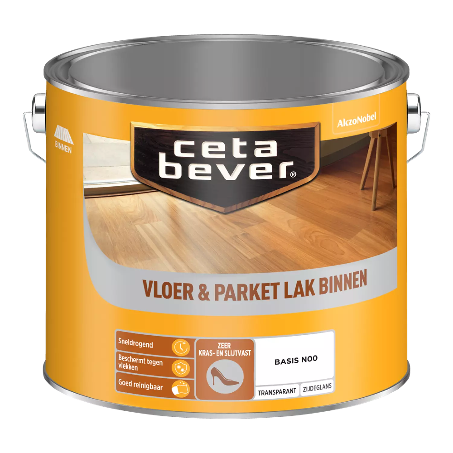 Cetabever Vernis pour sols et parquets - mélangé selon la couleur - 2,5 L-image