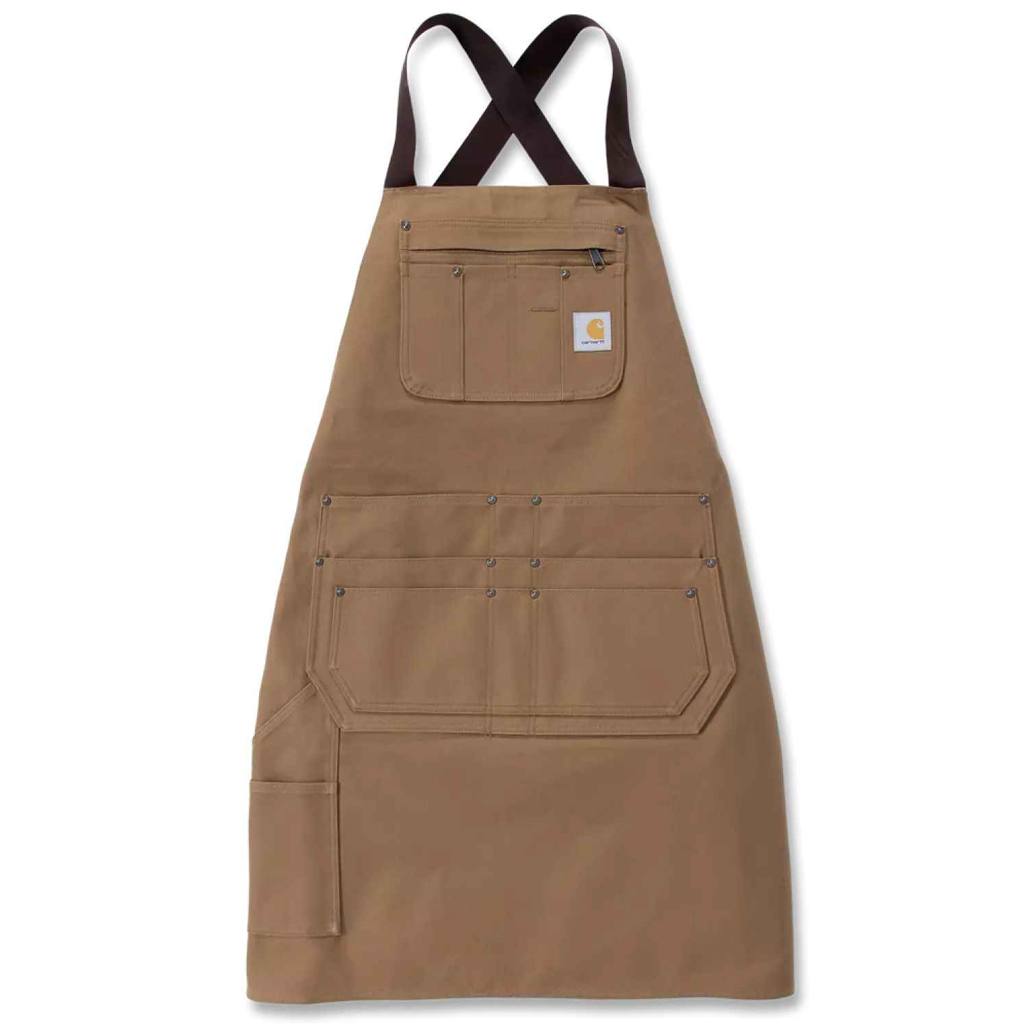 Carhartt Firm Duck Apron Carhartt Brown - One Size-image