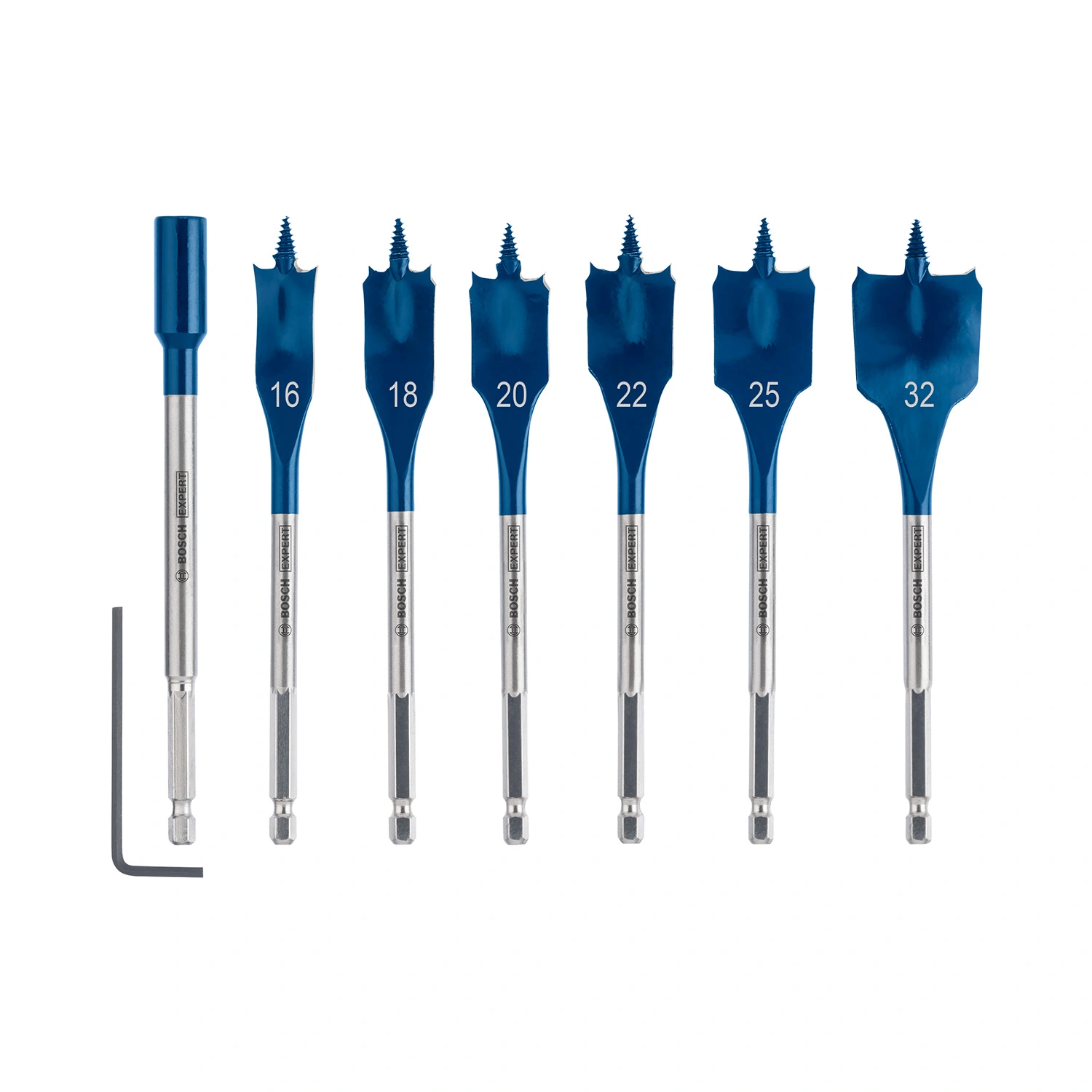 Bosch EXPERT 2608902110 Jeu de 7 forets Speed Self Cut Speed - 16-32 mm