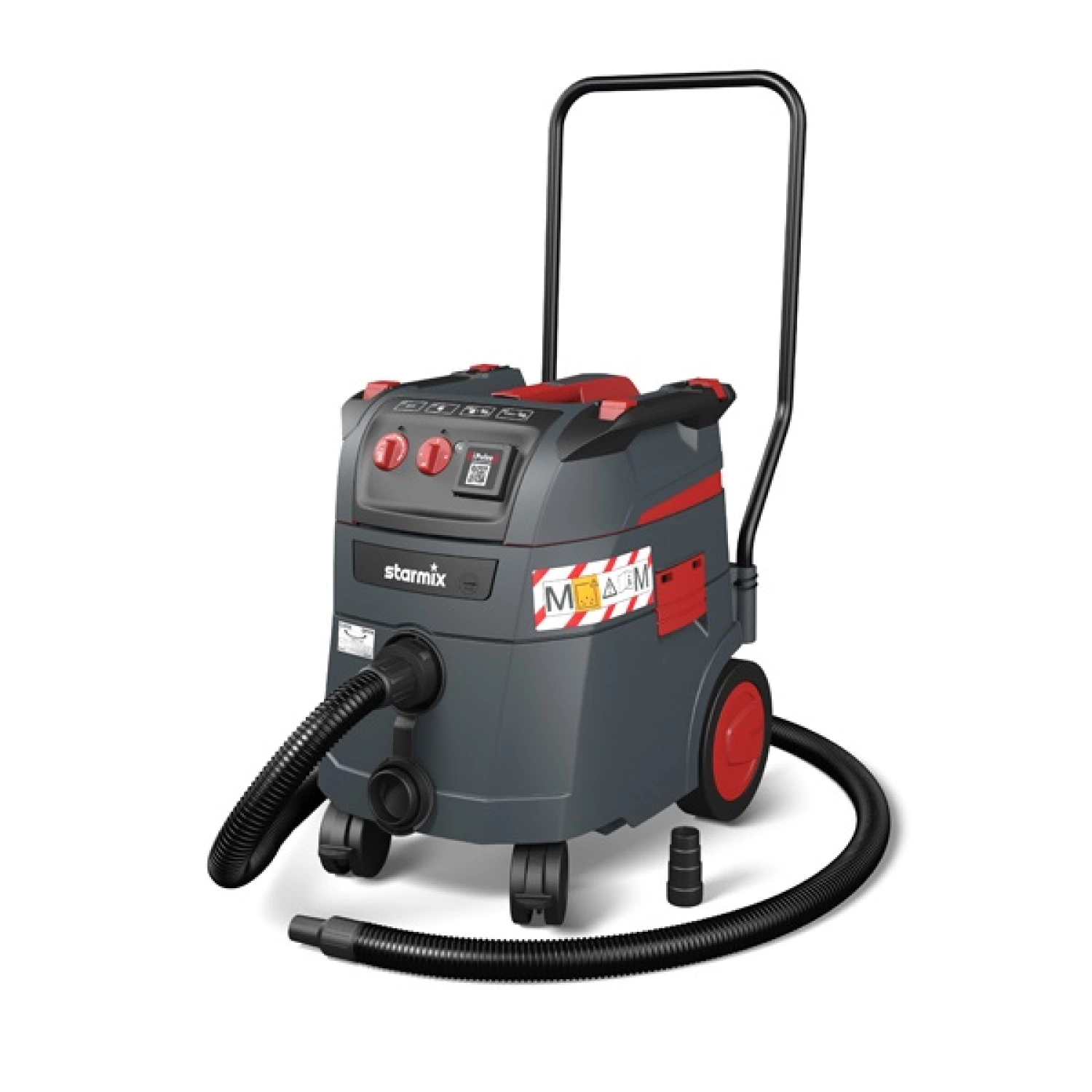 Starmix iPulse M-1635 Safe Plus Bouwstofzuiger met rijbeugel - 1600W - M-klasse - 35L-image