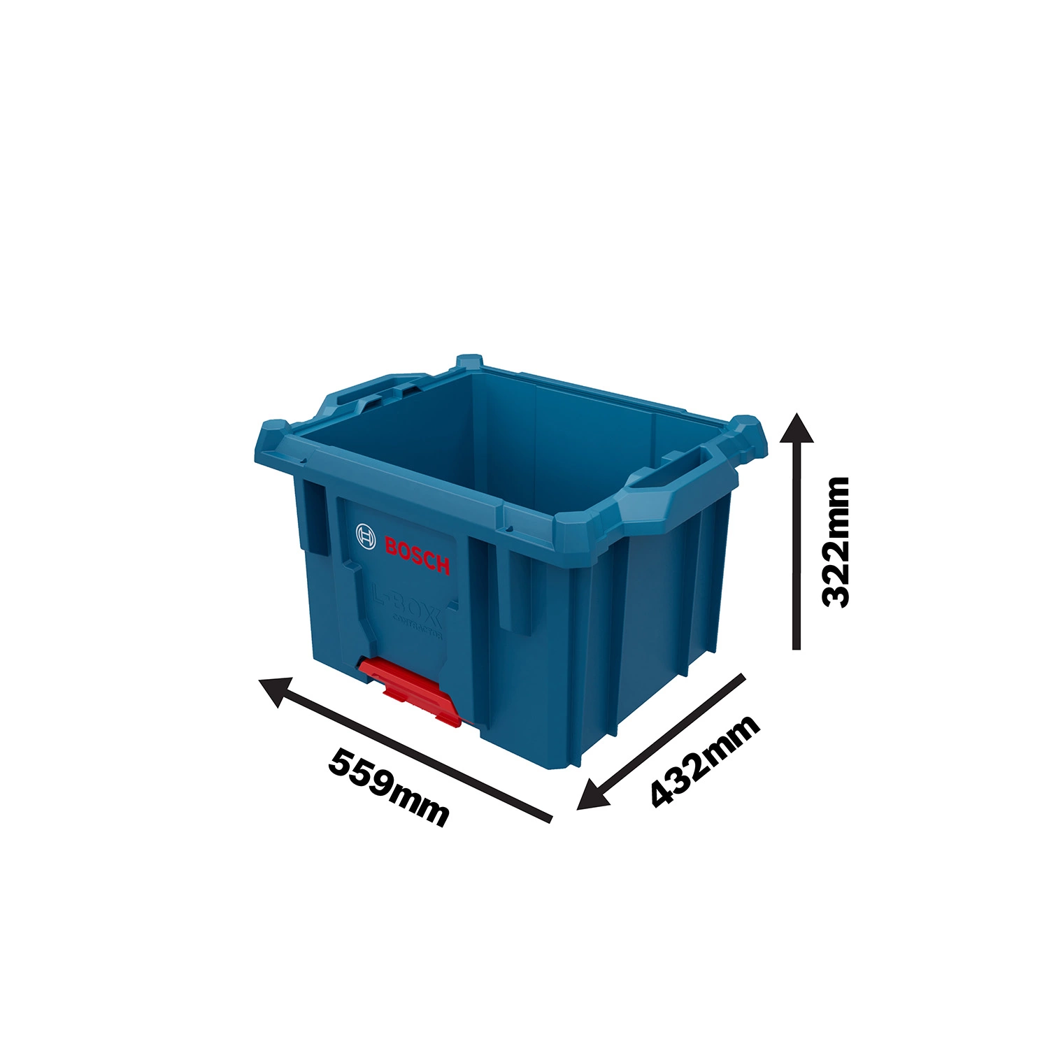 Bosch 1600A037E2 Draagbak L-Boxx Contractor Crate Professional - 432 x 559 x 322mm-image