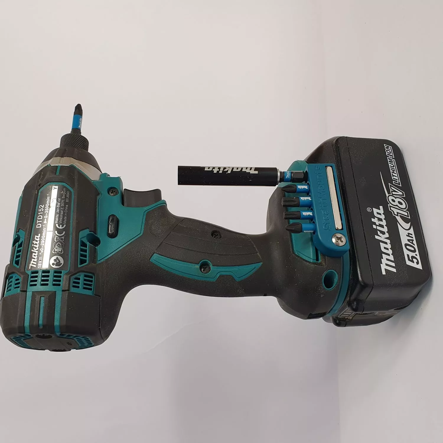 StealthMounts BH-MK-BLU-2 - Porte-embouts magnétique (2pcs) pour machines Makita LXT - bleu-image