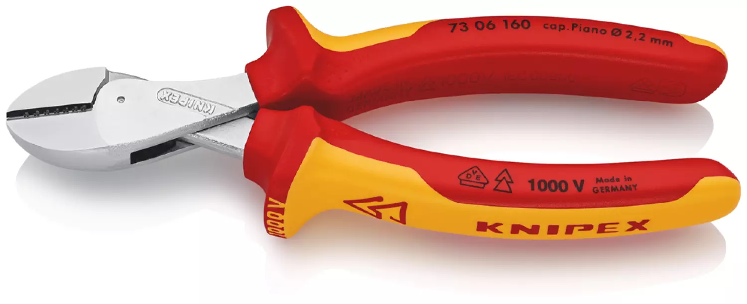 Knipex 7306160 X-Cut Kracht Zijsnijtang - 160mm-image