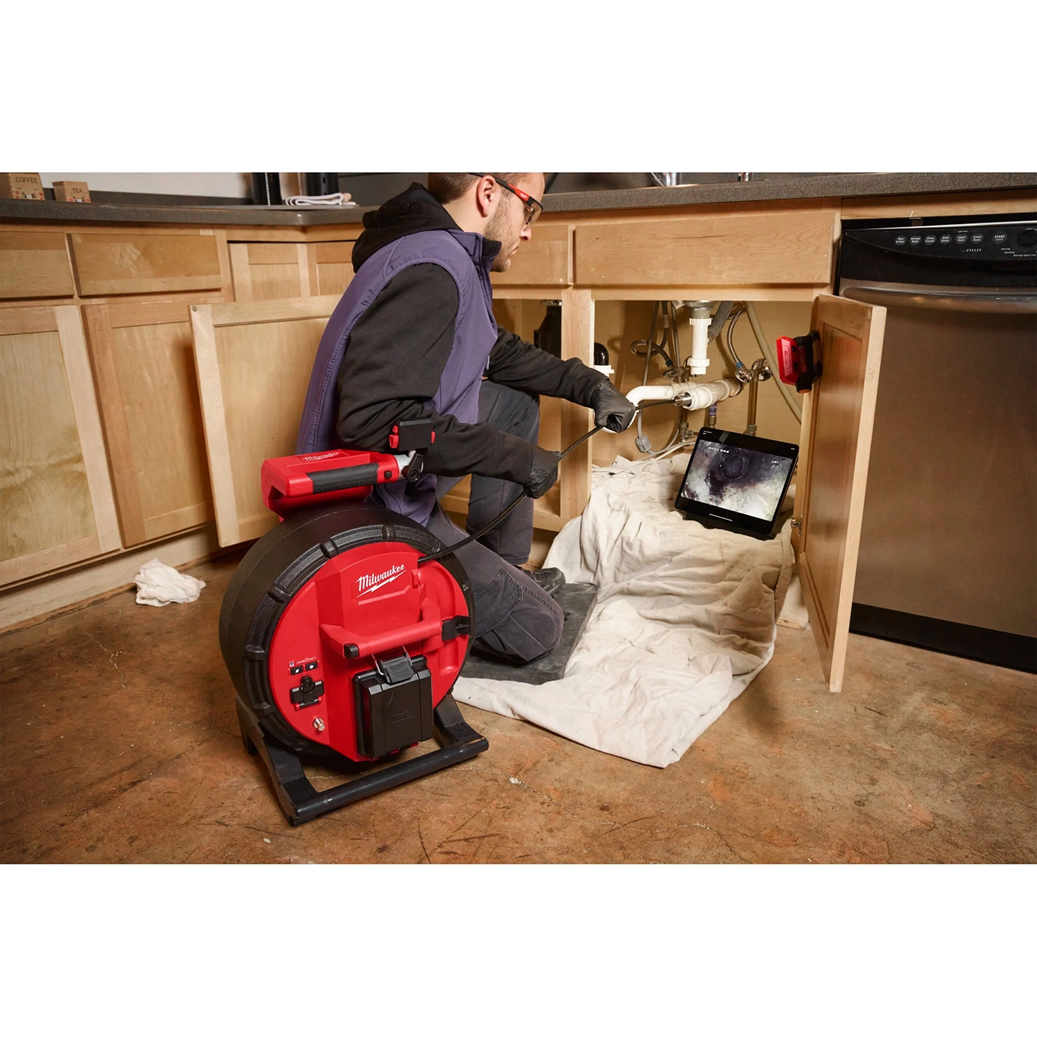 Milwaukee M18 SIC30 HDR-0 Caméra d'inspection des égouts - 30 m-image