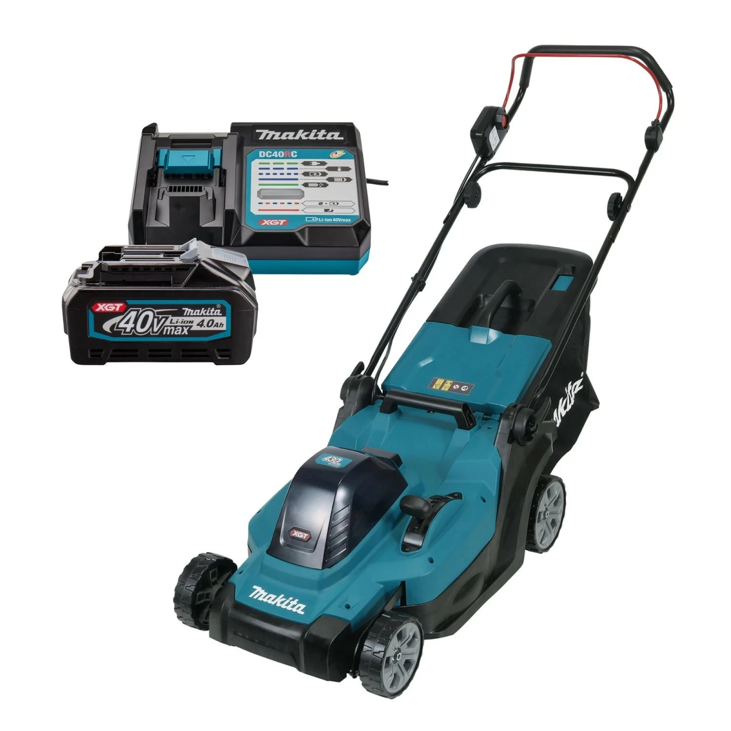 Makita LM004GM103 40V Li-Ion accu grasmaaier set (1x 4.0Ah accu) - 43cm-image