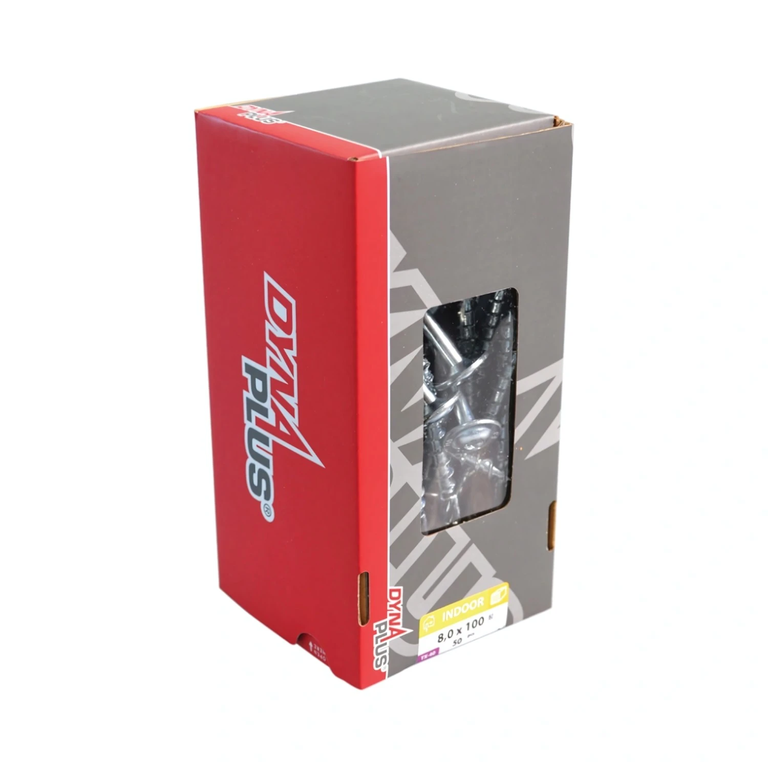 DynaPlus 0286.01.51401 Vis à bois - Tête fraisée - Filetée - Zinguée - TX30 - 6.0 x 200/80mm (50pcs)
