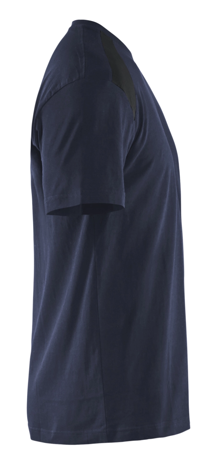 Blåkläder 337910428699XL T-shirt bi-colour - donker marineblauw/zwart - XL-image