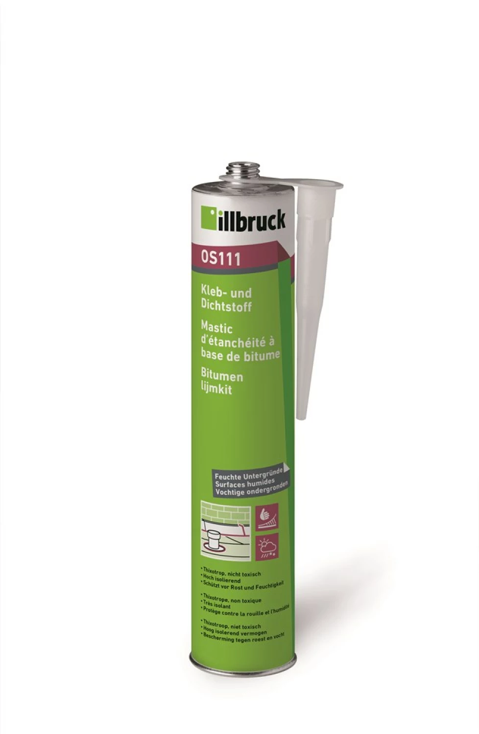 Illbruck OS111 Bitutix Bitumen Lijmkit - Koker - 310ml-image