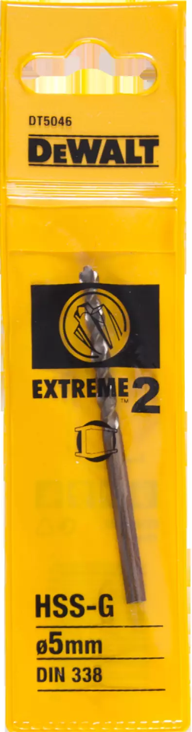 DeWALT DT5046 HSS-G metaalboor EXTREME 2™ - 5 x 86mm-image