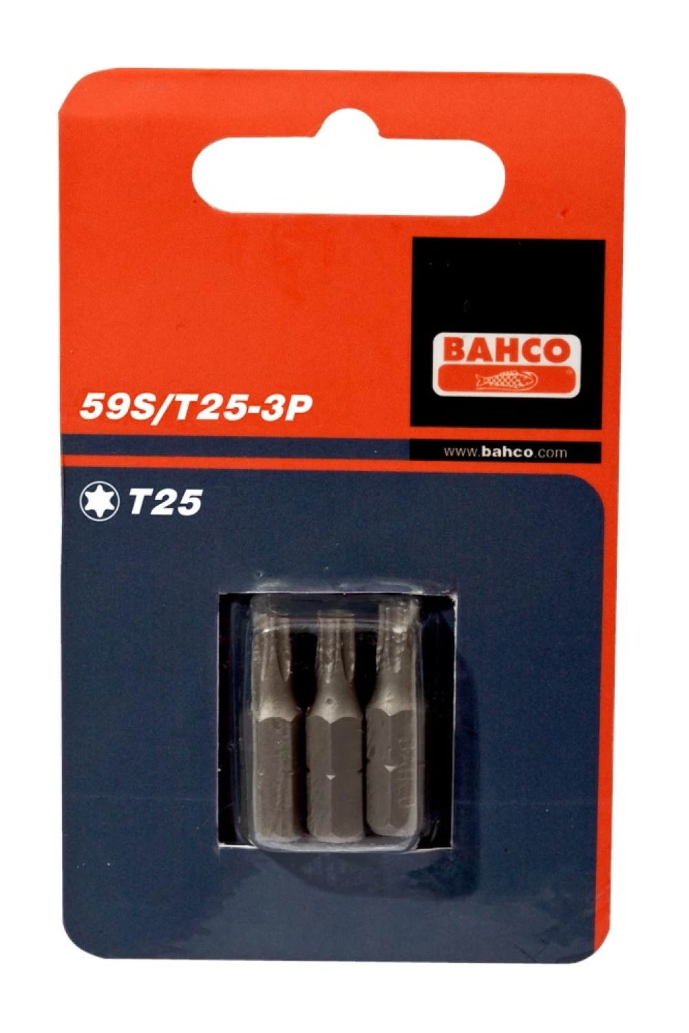 Bahco 59S/T25-3P 1/4" Bit Torx T25 - 25 mm (3st)-image