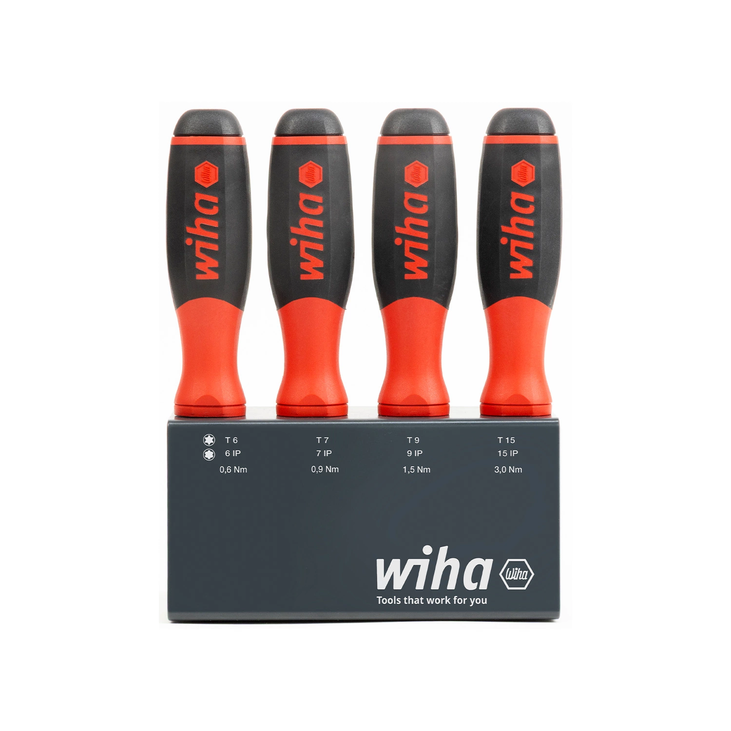 Wiha 47196 13-delige Momentschroevendraaierset easyTorque 2 in de werkbankhouder - TX/TX PLUS
