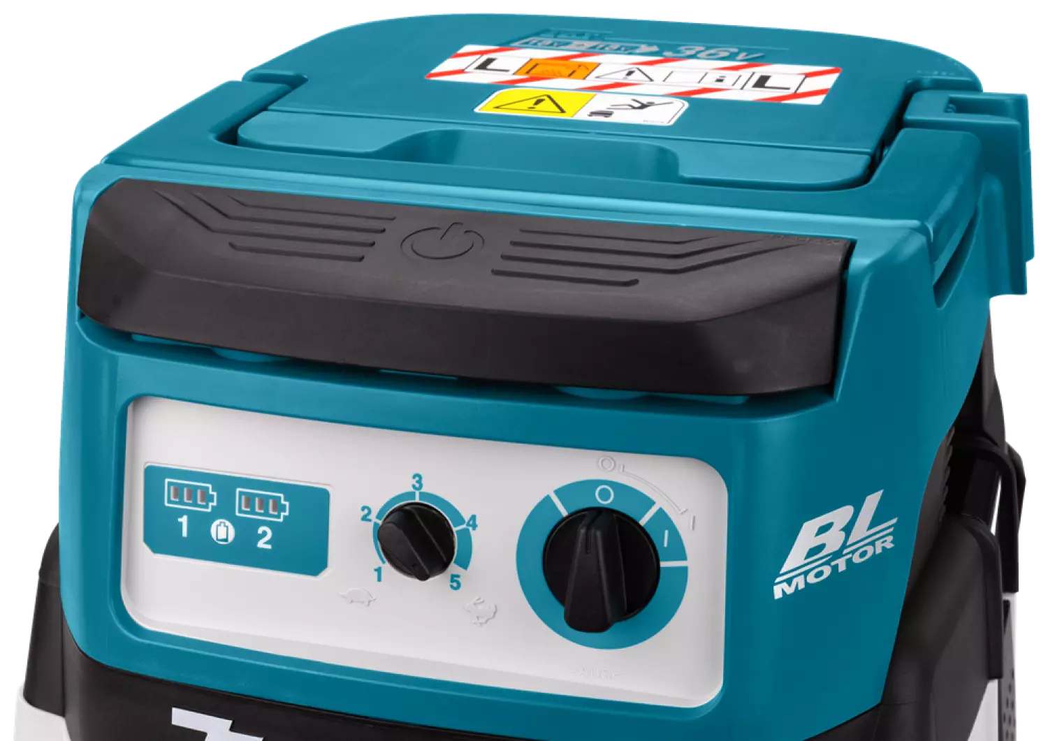 Makita DVC155LZX2 36V (2x 18V) Li-ion accu bouwstofzuiger body - 15L-image