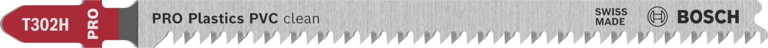 Bosch PRO T302H Lame de scie sauteuse Plastics PVC clean - 132 mm - plastique (5 pièces)-image