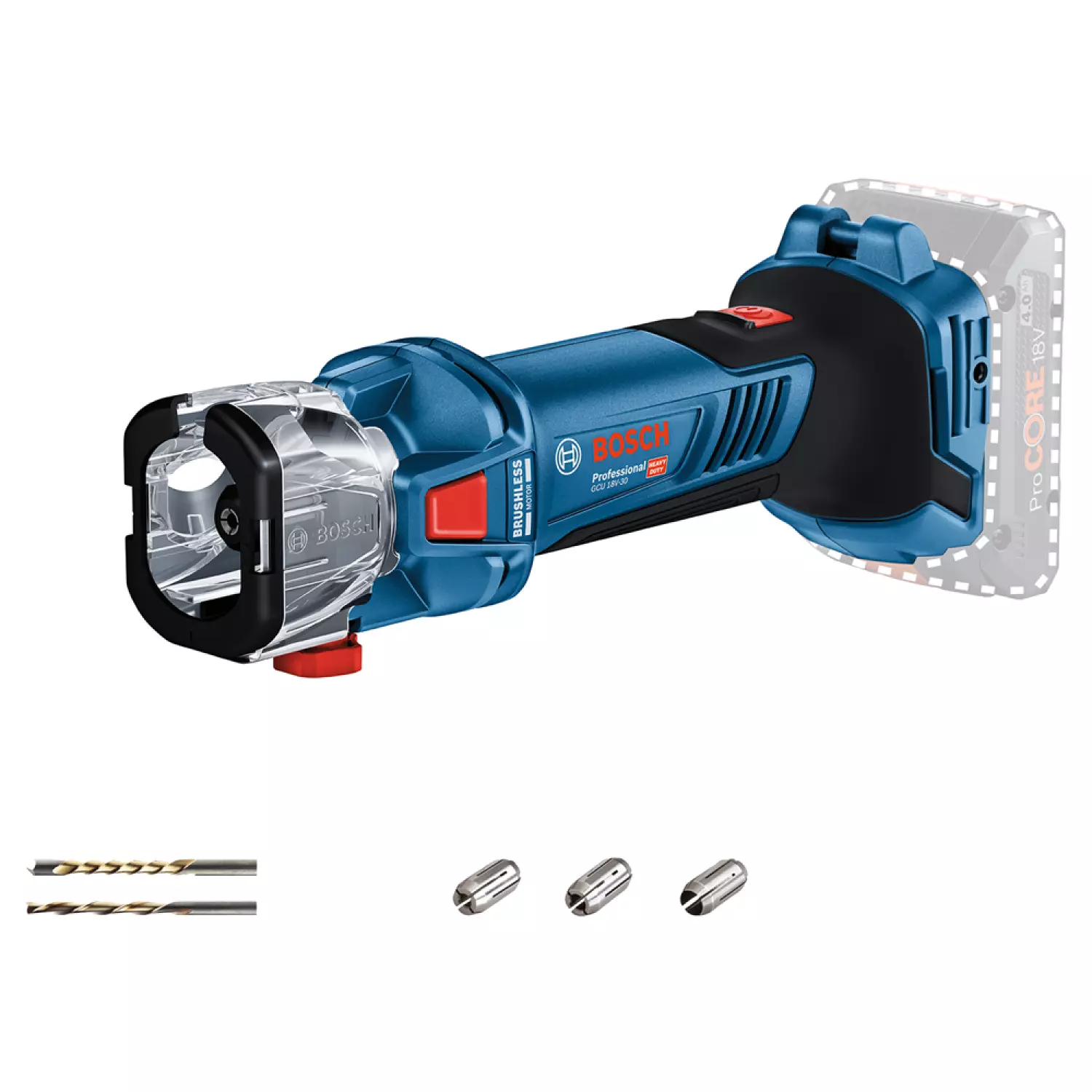 Bosch GCU 18V-30 18V Li-ion accu droogbouwfrees body - koolborstelloos-image