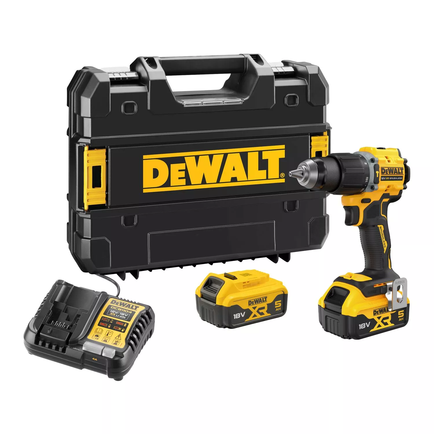 DeWALT DCD799P2T 18V Li-ion accu klopboor-/schroefmachine set (2x 5.0Ah accu) in TSTAK-image