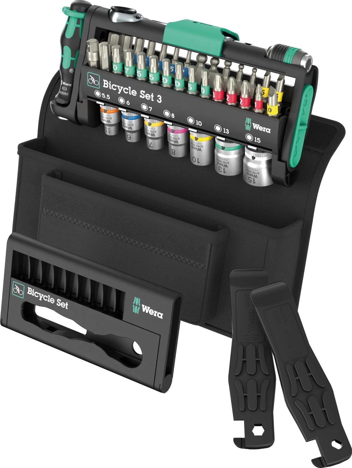 Wera 05004187001 Bicycle Set 3 Kit d'outils dans un étui - 41 pièces-image
